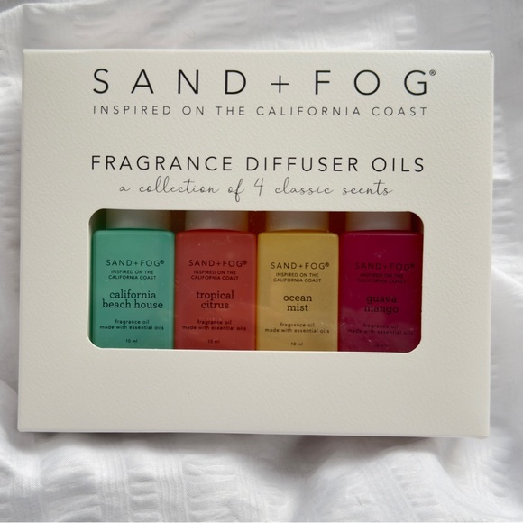 Sand + Fog Accents Sand Fog Diffuser Oil Set California Coast Beach